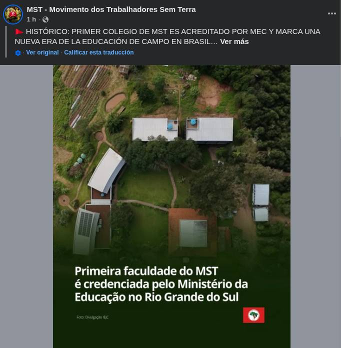 LA EDUCACIÓN COMO TRINCHERA: EL MST INAUGURA SU PRIMERA FACULTAD AUTÓNOMA