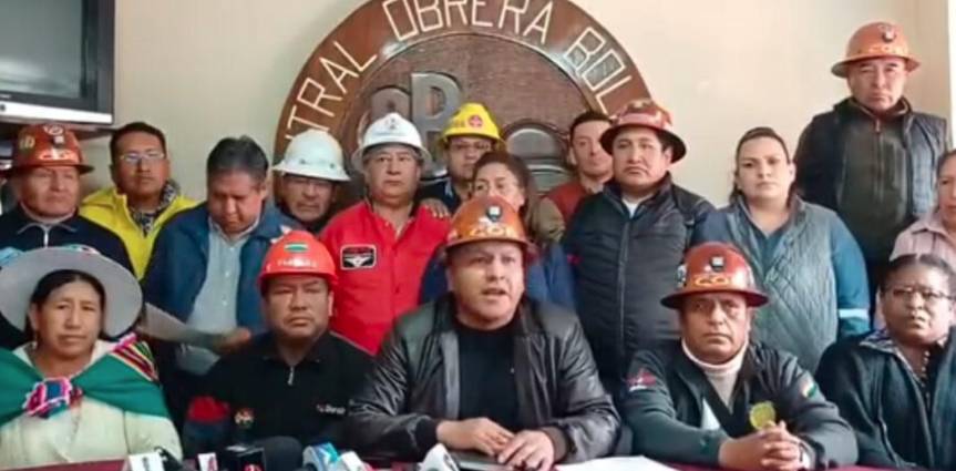 LA COB DECLARA GUERRA AL NEOLIBERALISMO DE PAZ