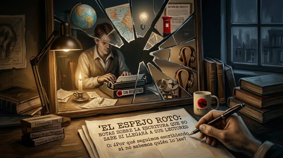 EL ESPEJO ROTO: NOTAS SOBRE UNA ESCRITURA QUE NO SABE SI LLEGA