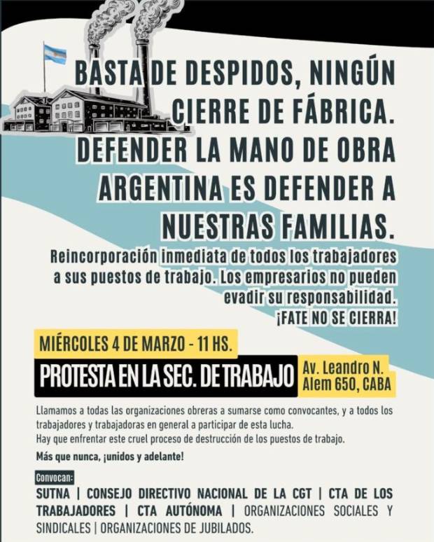 EL DÍA D DE FATE: 920 FAMILIAS CONTRA EL DESGUACE NEOLIBERAL
