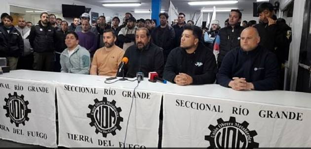 LA UOM DESPLIEGA LA RESISTENCIA: PARO EN TIERRA DEL FUEGO Y ALERTA POR 400 DESPIDOS EN ROSARIO