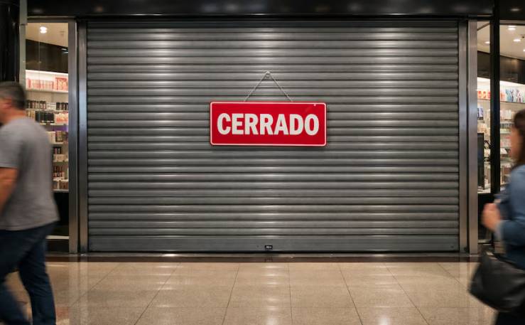 EL DESANGRE COMERCIAL: PERSIANAS BAJAS Y ECONOMÍA EN CAÍDAS LIBRE