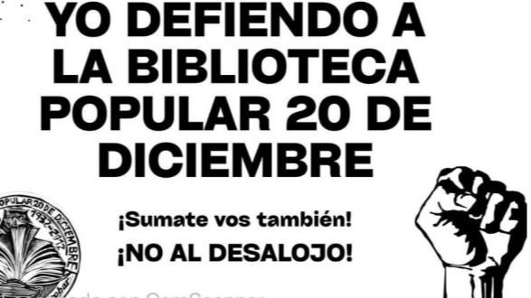 LA BIBLIO NO SE TOCA: UN ESPACIO CULTURAL DE 94 AÑOS EN PELIGRO DE DESALOJO