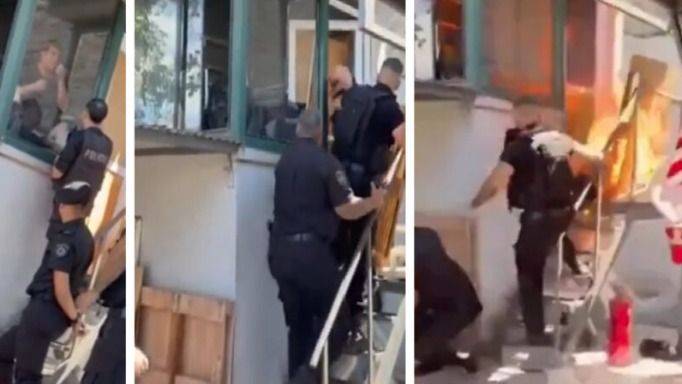 UN TRABAJADOR SE INMOLA POR DEUDAS SALARIALES EN ROSARIO