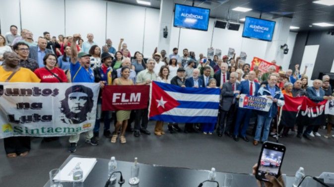 EL BLOQUEO GENOCIDA: LA ASAMBLEA DE SÃO PAULO ALZA LA VOZ POR CUBA