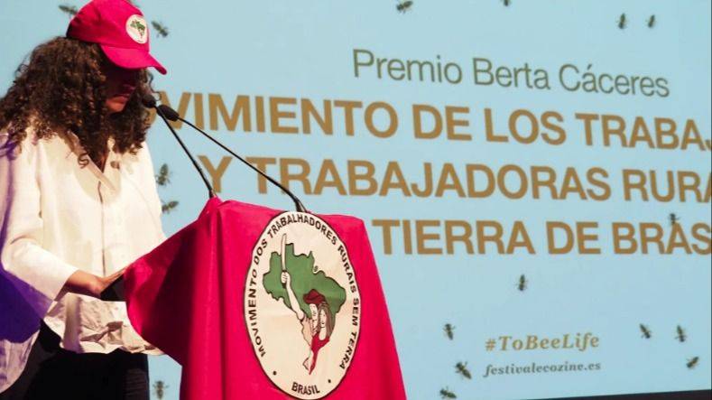 EL MST RECIBE PREMIO INTERNACIONAL POR SU LUCHA AMBIENTAL Y AGRARIA