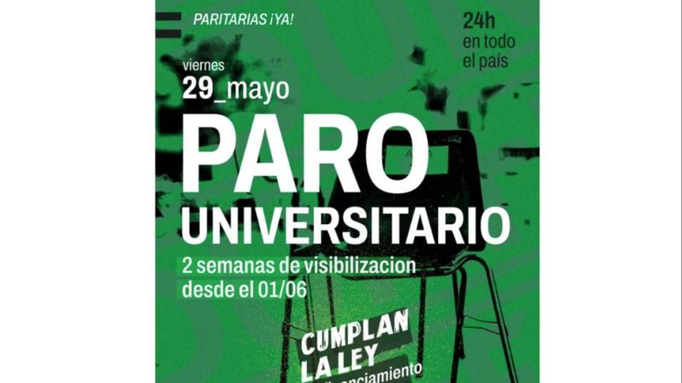 LA DOCENCIA UNIVERSITARIA NO SE RINDE: NUEVA SEMANA DE LUCHA CONTRA EL AJUSTE