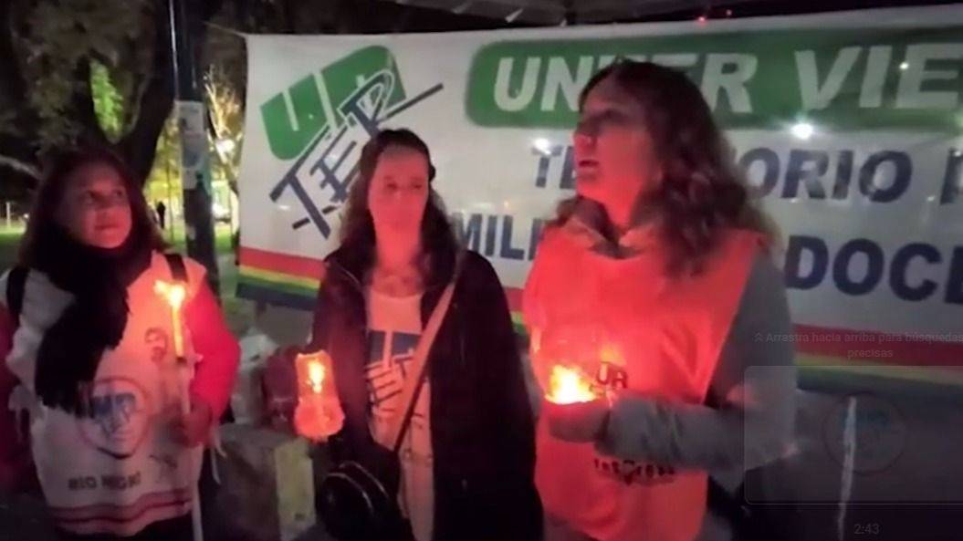 LA DOCENCIA RIONEGRINA NO SE RESIGNA: PARO, MOVILIZACIÓN Y UN GOBIERNO QUE CIERRA PUERTAS
