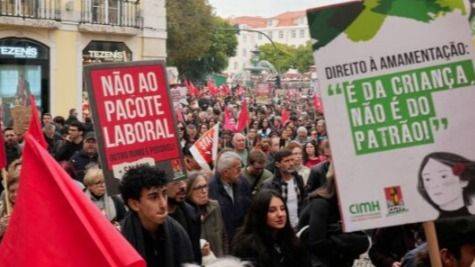 PORTUGAL SE DETIENE: SEGUNDA HUELGA GENERAL EN SEIS MESES SACUDE AL GOBIERNO