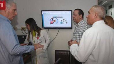 DÍAZ-CANEL INAUGURA NUEVA UNIDAD DE ONCOLOGÍA: UN RESPIRO EN MEDIO DEL BLOQUEO