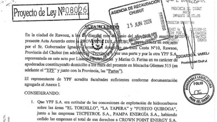 VEINTICINCO MILLONES DE DÓLARES Y ADIÓS: EL PASE DE FACTURA QUE ENVENENA LA DISCUSIÓN ENTRE CHUBUT Y COMODORO