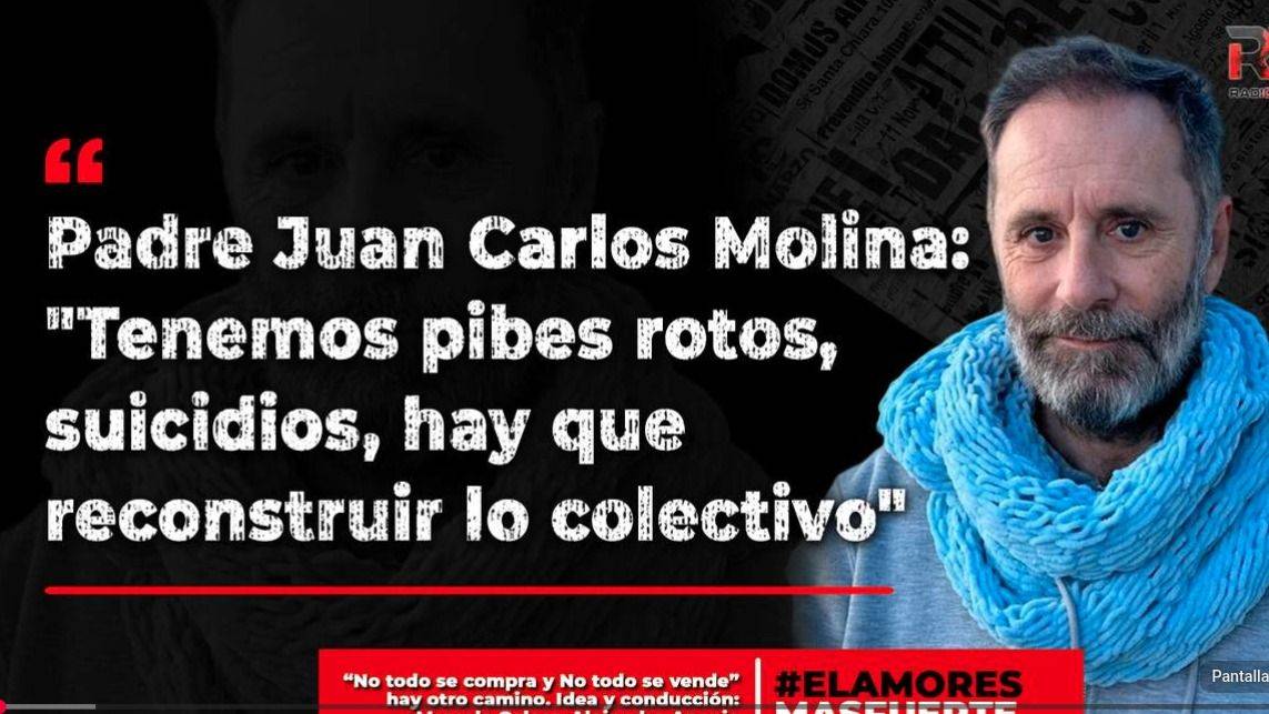 EL CURA DIPUTADO JUAN CARLOS MOLINA: "VOLVAMOS AL PENSAMIENTO CRÍTICO Y A PONER LAS MANOS EN LA MASA"
