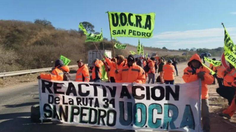 RUTA 34: 180 OBREROS DESPEDIDOS EN JUJUY MIENTRAS LA NACIÓN NO PAGA CERTIFICADOS