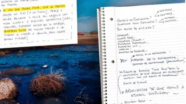 EL CUADERNO QUE EXPONE EL NEGOCIO DE LA BASURA TÓXICA EN VACA MUERTA