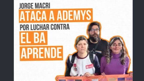 DENUNCIA PENAL DE MACRI A ADEMIS: LA SOMBRA DE LA MOTOSIERRA SOBRE LA DOCENCIA PORTEÑA