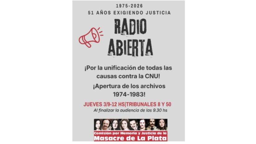 A 51 AÑOS DE LA MASACRE DE LA PLATA, LA LUCHA POR MEMORIA Y JUSTICIA SIGUE EN LAS CALLES