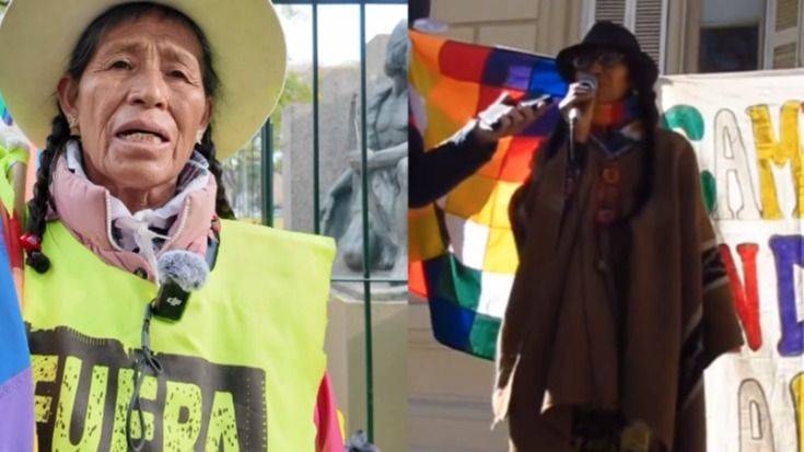 WARMIS DEL KOLLASUYU MARCHAN AL CONGRESO: LA TIERRA NO SE VENDE, SE DEFIENDE A PIE